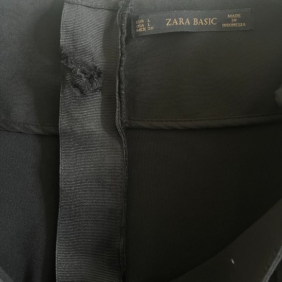 ZARA BLACK CLASSY FASHION SKIRT SIZE L - Picture 6 of 6